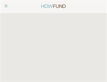 Tablet Screenshot of howfund.org